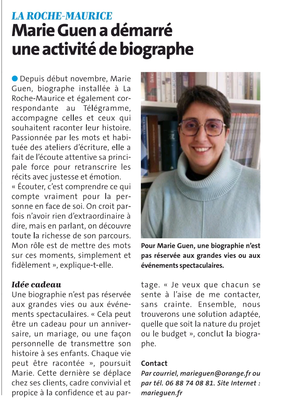 Le Télégramme - Janvier 2025